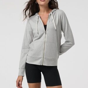 Vintage Victoria’s Secret Grey Full Zip Hoodie With Pockets And Drawstring Hood